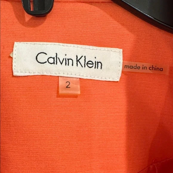 Calvin Klein Coral Pink Women’s Blazer, Size 2 - Picture 3 of 11